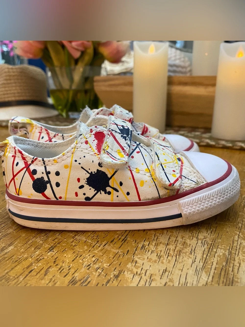 Converse Chuck Taylor All Star Velcro Sneakers…Toddler size 7.